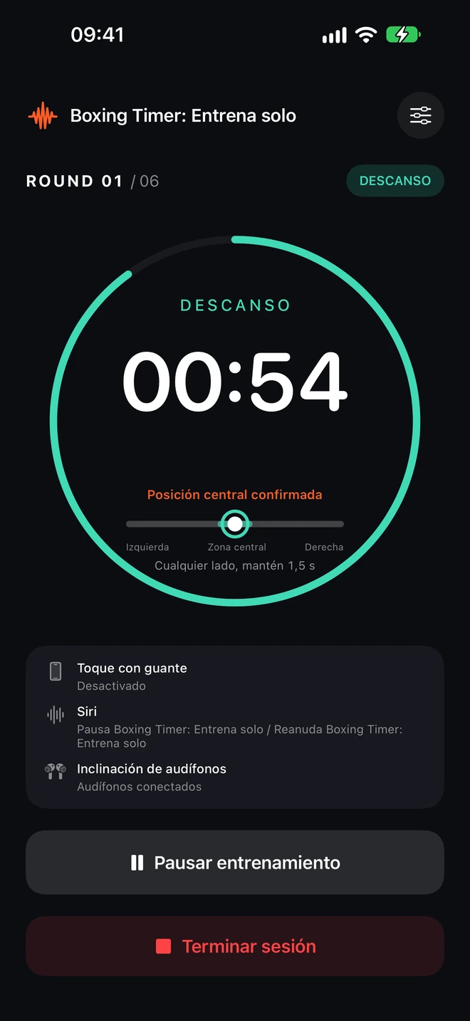 Descanso entre rounds
